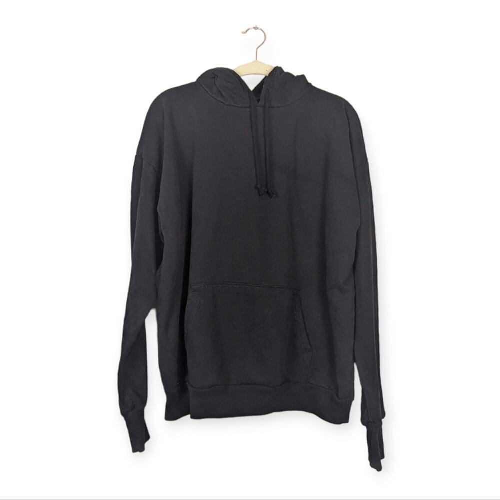 Noon Goons Mens Black Oversized Cotton Icon Hoodie